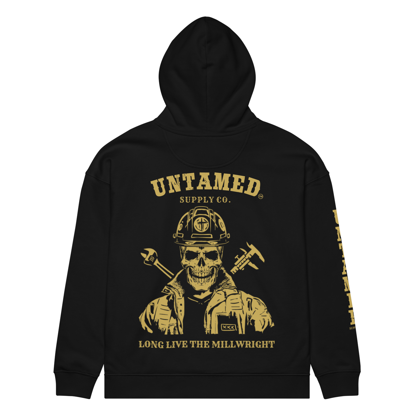 Long live the Millwright - Unisex organic relaxed hoodie (bigger fit - recommend sizing down)