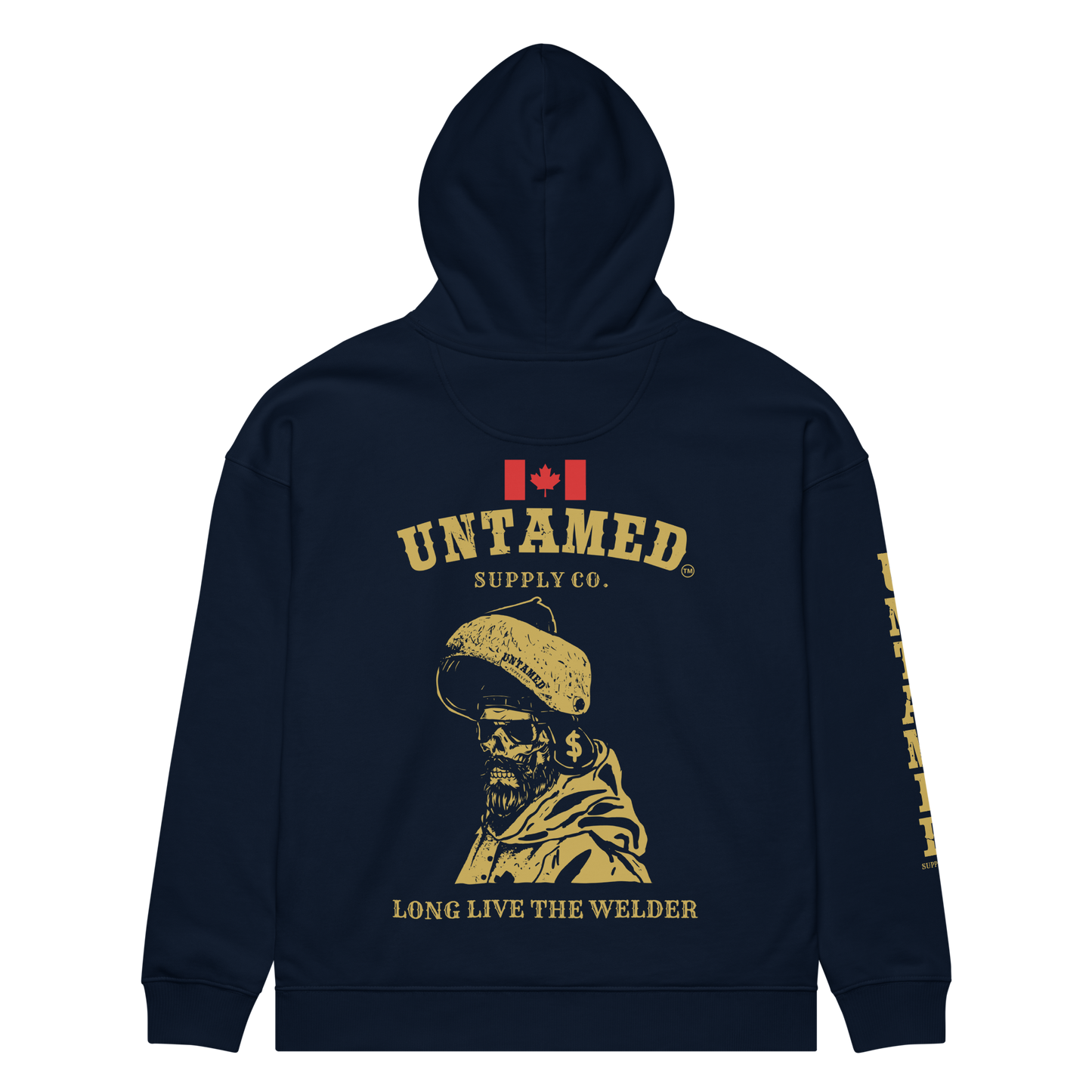 Long Live the Welder - Canada - Unisex organic relaxed hoodie (bigger fit - recommend sizing down)