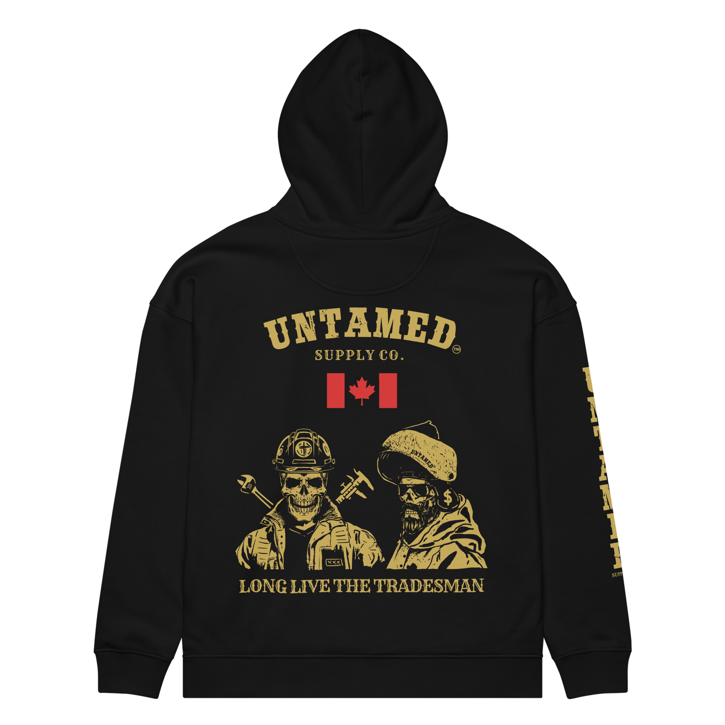 Long Live the Tradesman - Canada - Unisex organic relaxed hoodie (bigger fit - recommend sizing down)