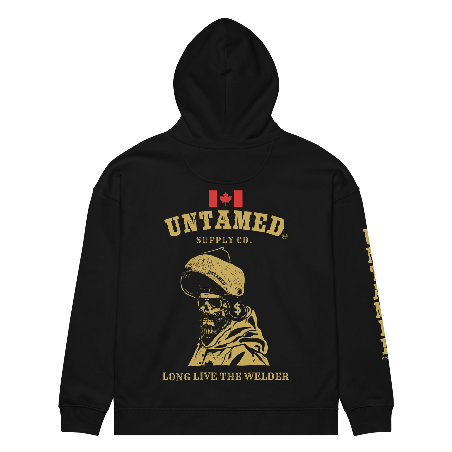 Long Live the Welder - Canada - Unisex organic relaxed hoodie (bigger fit - recommend sizing down)